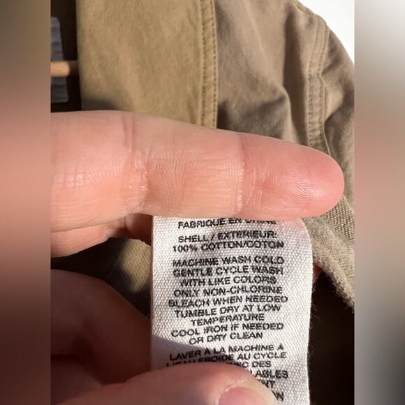 Avec Les Filles cropped tan jacket military neutral utilitarian cargo spring - Picture 7 of 7